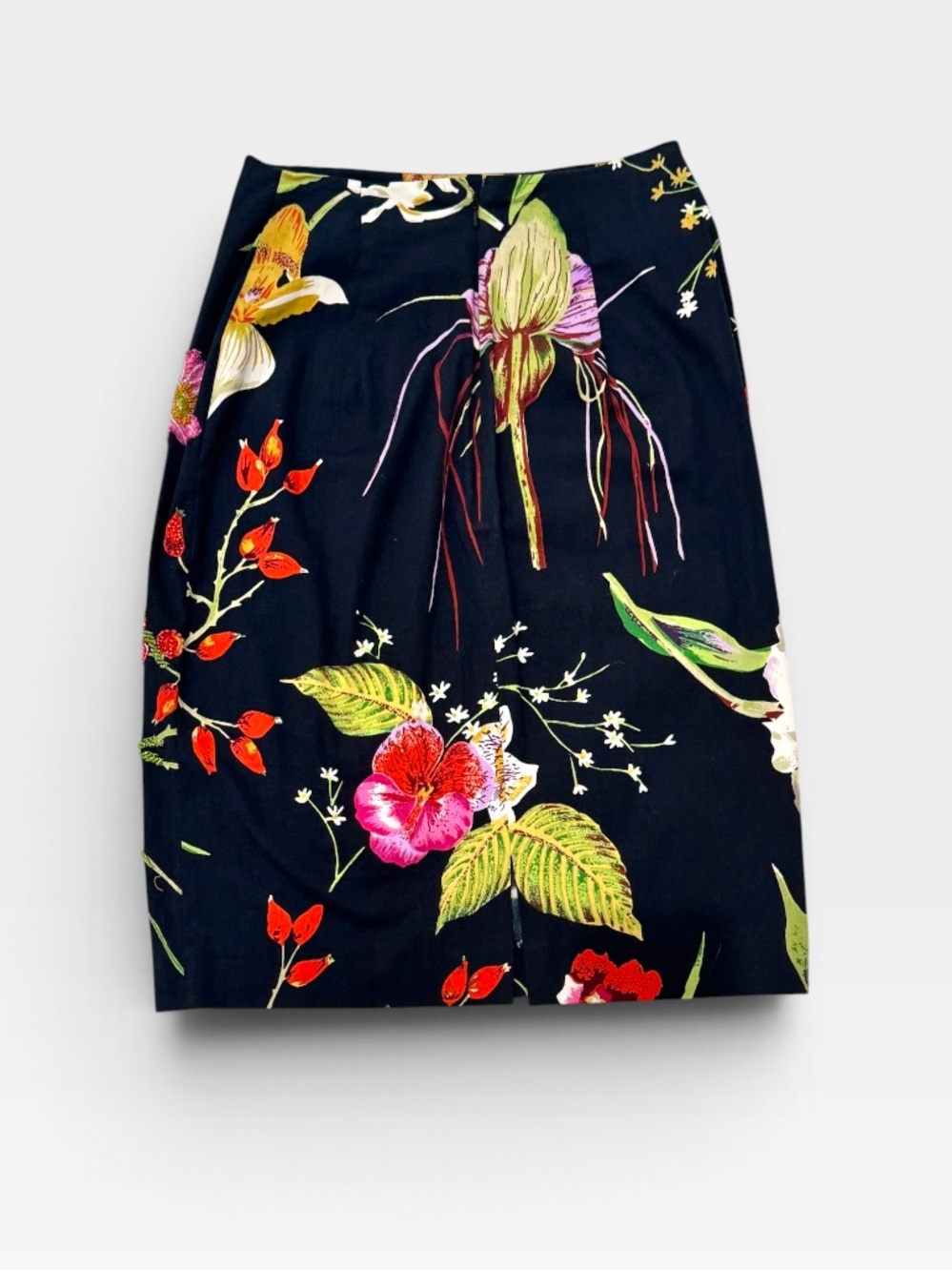 Dolce Apparel Beaded Floral Pencil Skirt Vintage 90s Medium - Picture 9 of 15